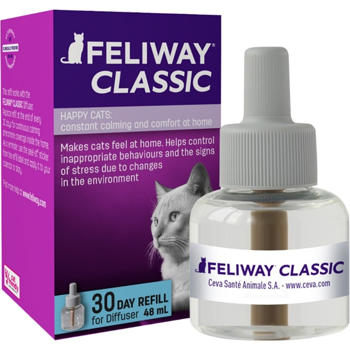 Feliway Classic Refill Pet Sense Dog Cat Rabbit Behaviour Expert 